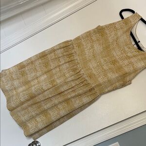 SIB Yellow and White sleeveless dress